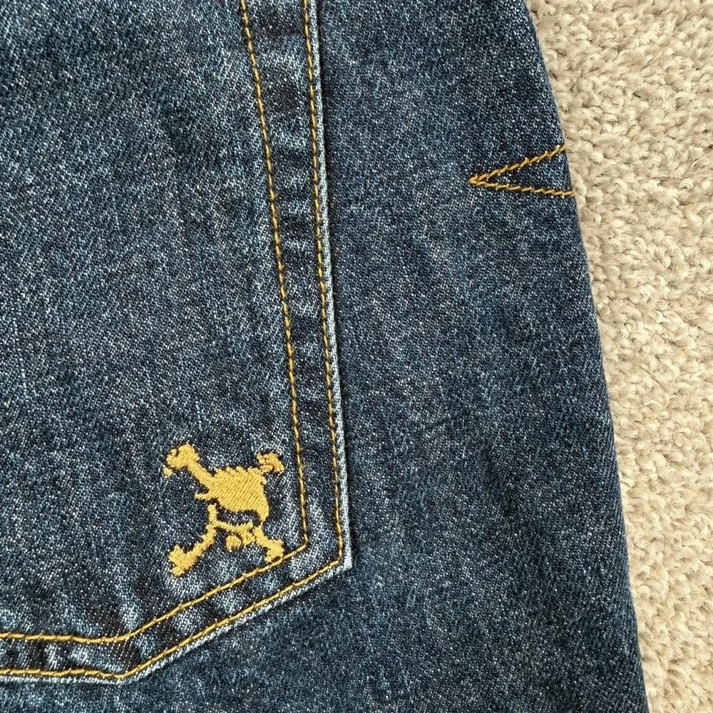 Vintage Oakley Industrial Denim Jeans Men's 38 Blue Loose Fit Y2K 100% Cotton